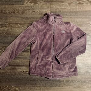 North Face Faux Fur Zip Up